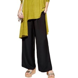 Eskandar Silk Crepe Trousers from Neiman Marcus